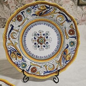 10" Plate From the Famous Town of Deruta ITALLY!!
